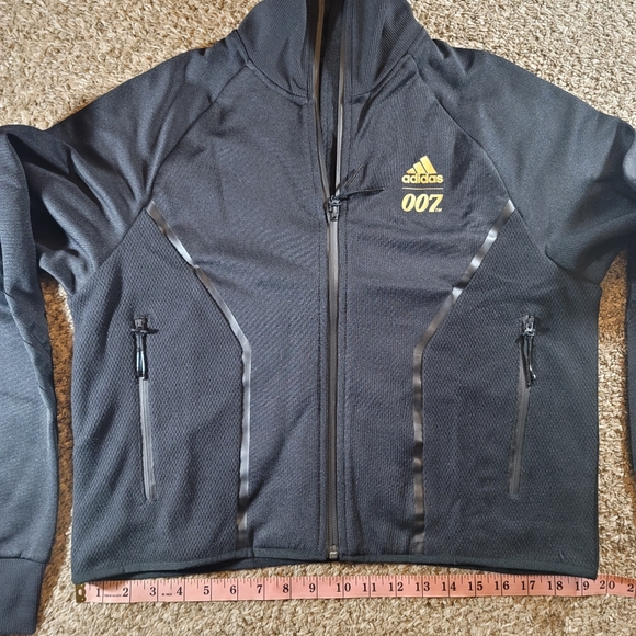 Adidas x James Bond 007 Sportswear Track Jacket Women's Size Large GN6817 Black - Picture 7 of 11